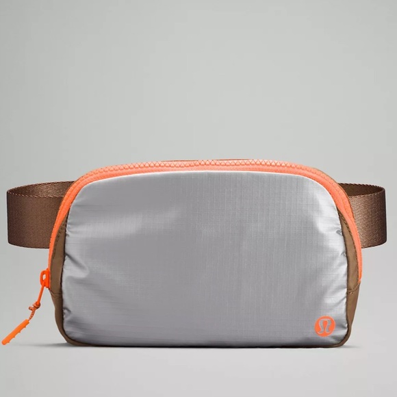 ❤️ Lululemon Rare Silver Brown and Orange Everywhere Belt Bag SVME/SNDN/HIOR NWT - Picture 15 of 15